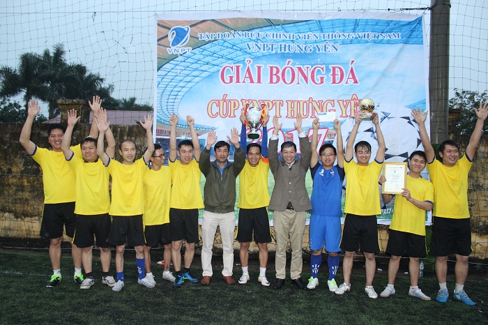 VNPT HƯNG YÊN TỔ CHỨC GIẢI BÓNG ĐÁ VNPT HƯNG YÊN CUP CHÀO ĐÓN NĂM 2018