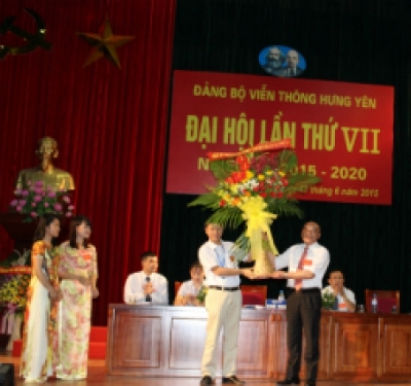    ĐẠI HỘI ĐẢNG BỘ VIỄN THÔNG HƯNG YÊN NHIỆM KỲ 2015 - 2020  