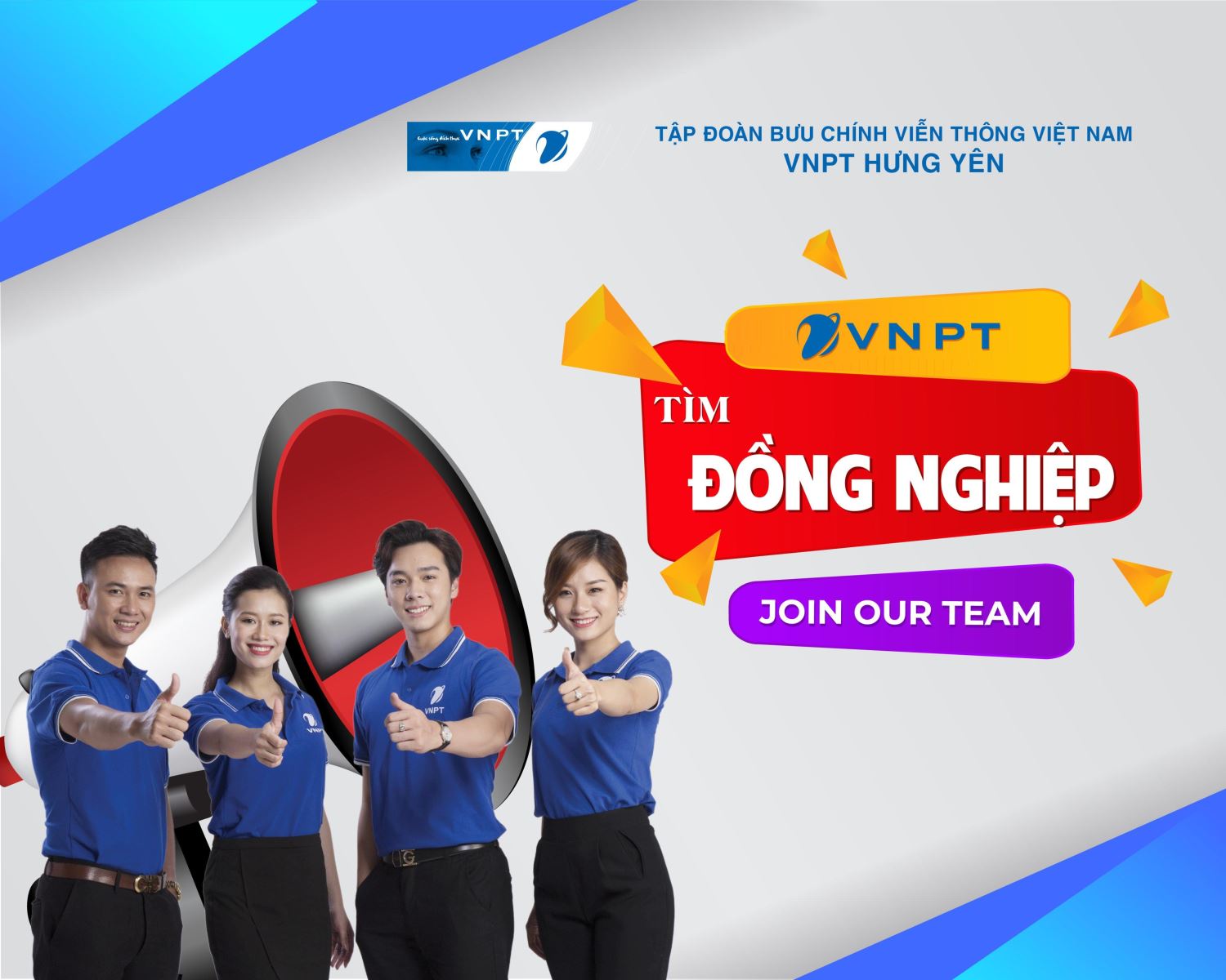 VNPT HƯNG YÊN THÔNG BÁO TUYỂN DỤNG: CƠ HỘI LÀM VIỆC TRONG MÔI TRƯỜNG HIỆN ĐẠI, CHUYÊN NGHIỆP VỚI THU NHẬP TRÊN 15 TRIỆU ĐỒNG/THÁNG.