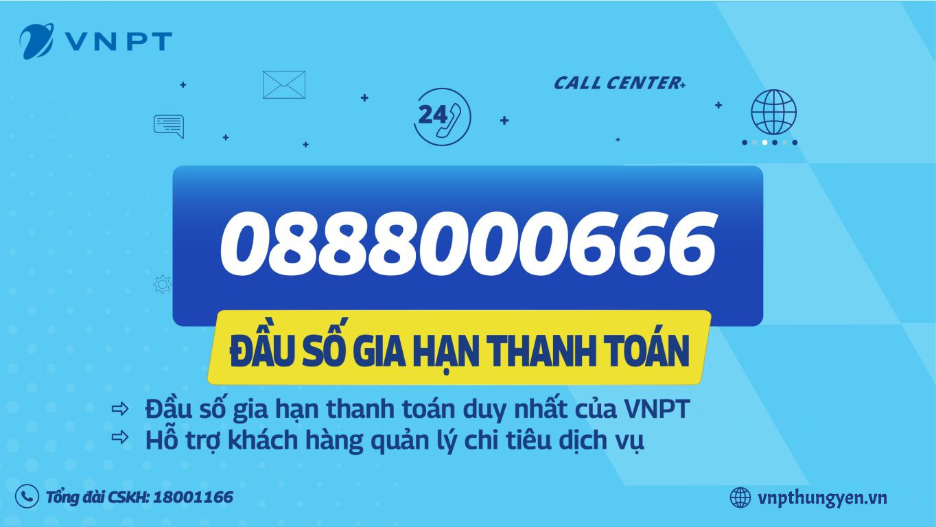 Hướng dẫn gia hạn trả trước cước Internet - Truyền hình của VNPT