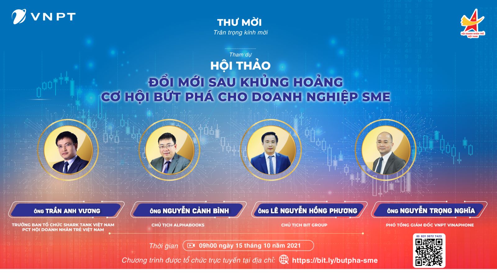 Hội thảo “Đổi mới sau khủng hoảng – Cơ hội bứt phá cho doanh nghiệp vừa và nhỏ”, tham gia sớm để nhận được tư vấn từ các chuyên gia