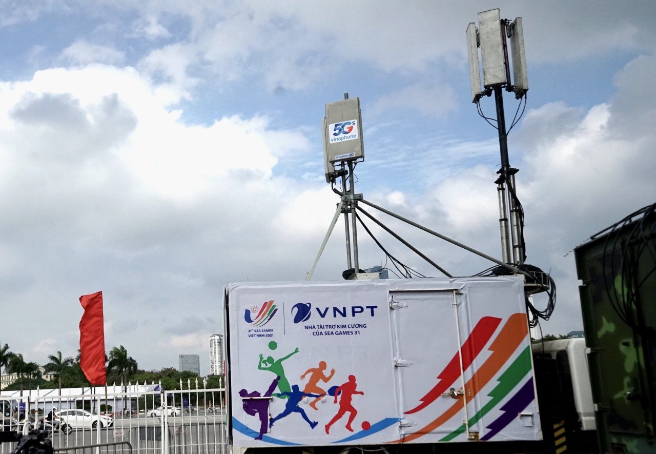 5G VinaPhone tại trận chung kết bóng đá nam Sea Games 31 có tốc độ tới 1Gbps