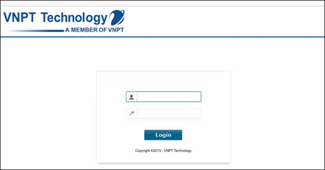 Đăng nhập trang quản lý Wifi VNPT