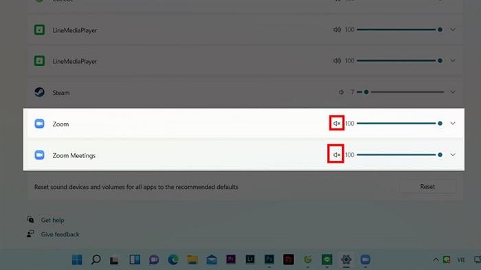 cách tắt âm thanh trên Zoom