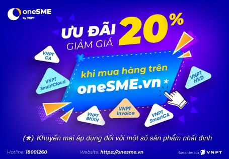 Hộ kinh doanh cá thể, doanh nghiệp SME nhận nhiều ưu đãi hấp dẫn khi mua dịch vụ VT-CNTT trên oneSME