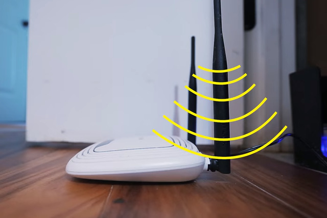  Không đặt Router trên nền nhà