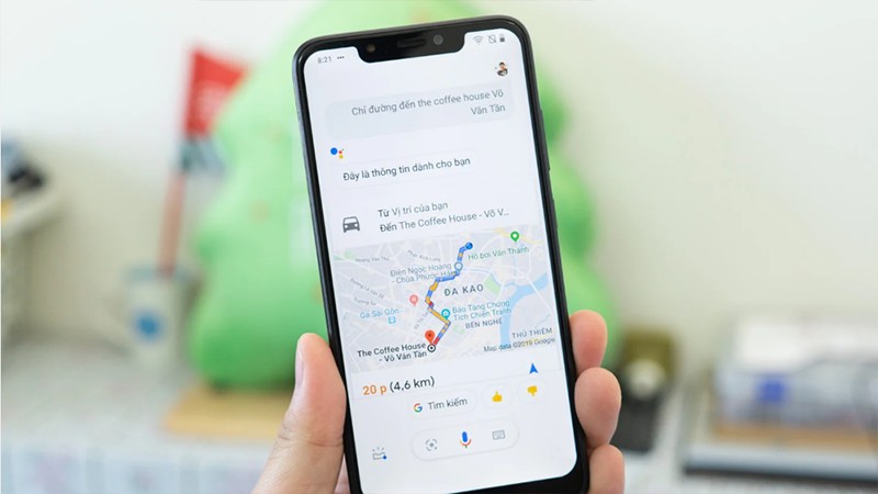 Tìm đường với Google Assistant