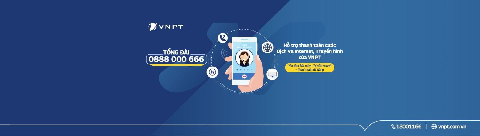 0888000666 - Đầu Số Hỗ Trợ Gia Hạn Thanh Toán Duy Nhất Của VNPT Hưng Yên